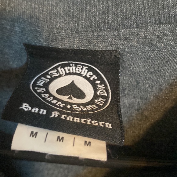 Grey, sized medium, Thrasher T-shirt - Picture 2 of 3